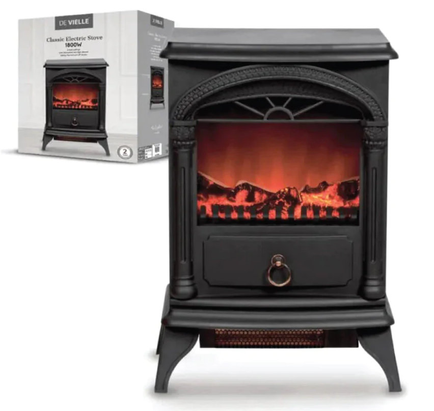 Classic Electric Stove Cream 1800W General Hardware Supplies