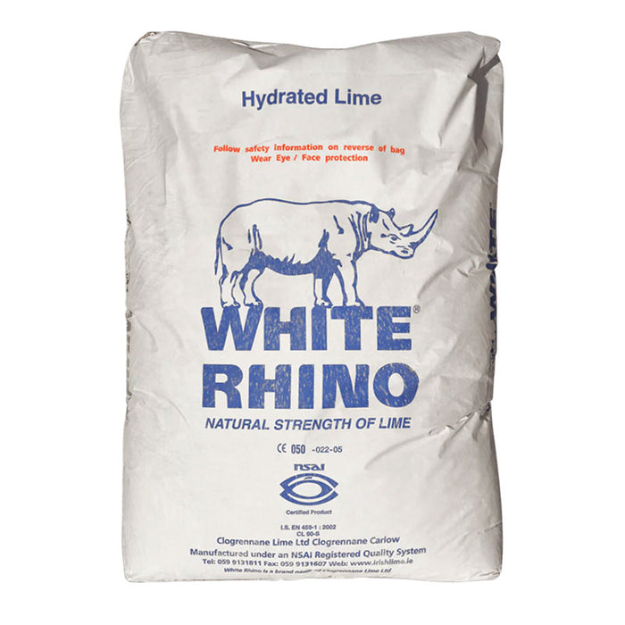 White Rhino Hydrated Lime 25kg Bag