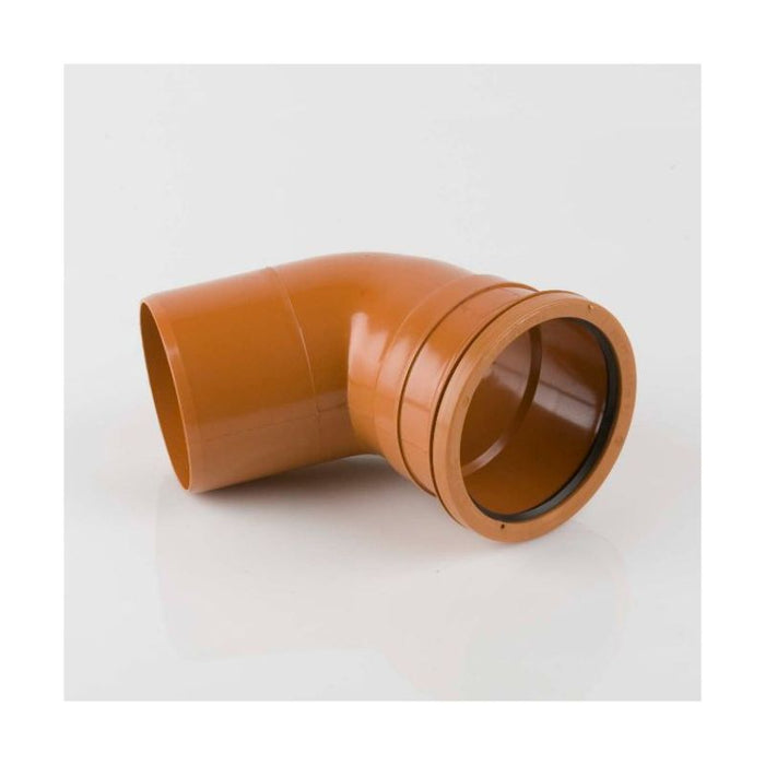 Single Socket 90° Bend Pipe (110mm x 87.5")