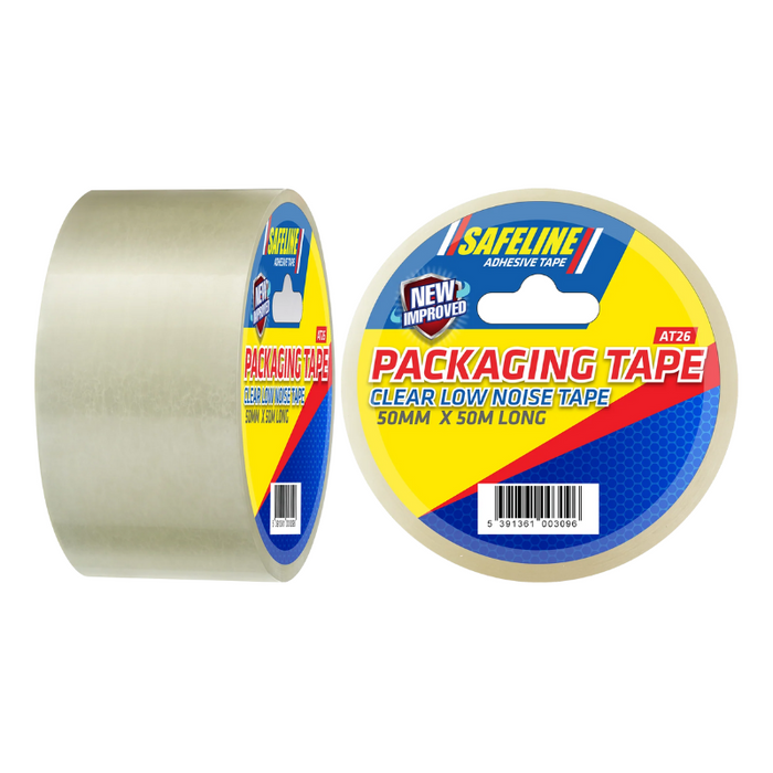 Safeline Low Noise Packaging Tape 50mm x 50m