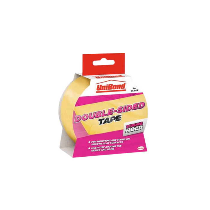 UniBond Double-Sided Tape Clear 38mm x 5m