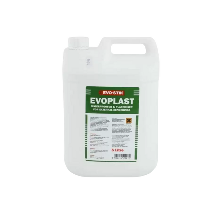 Evo-Stik Evoplast Waterproofer & Plasticiser 5L