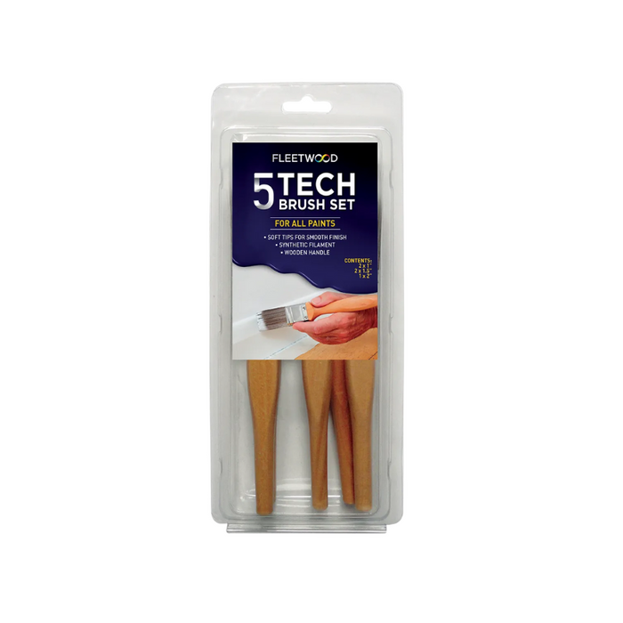 Fleetwood Tech 5 Piece Brush Set