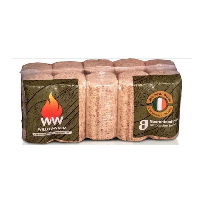 WillowWarm Briquettes Pack of 10