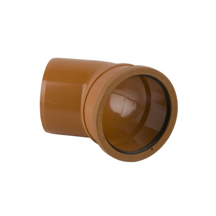 Single Socket 45° Bend Pipe (110mm)