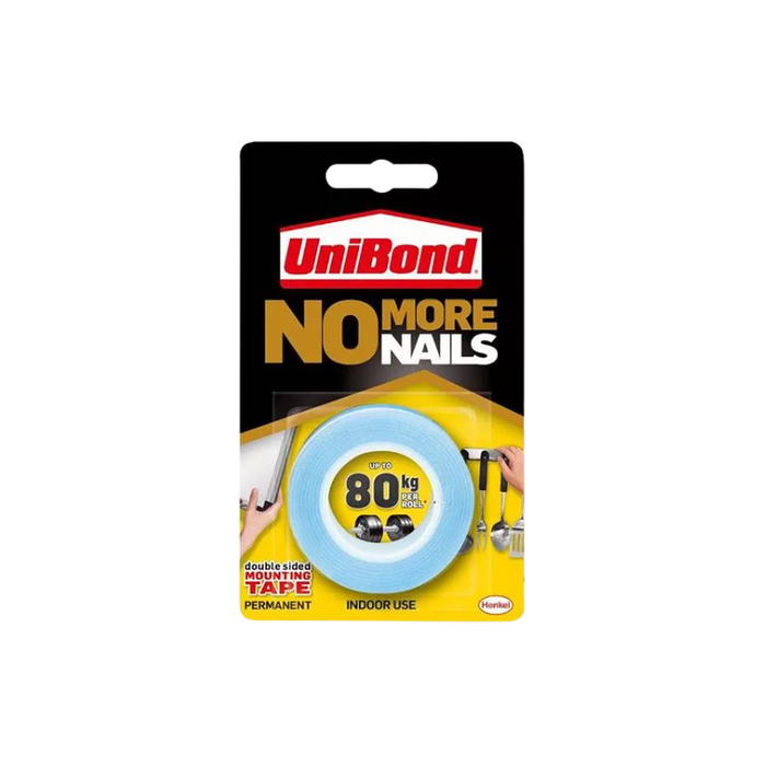 UniBond No More Nails Mounting Tape 19mm x 1.5m