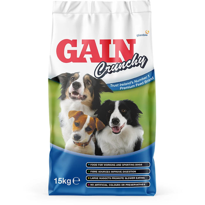 Gain Crunchy Dog Food 15kg