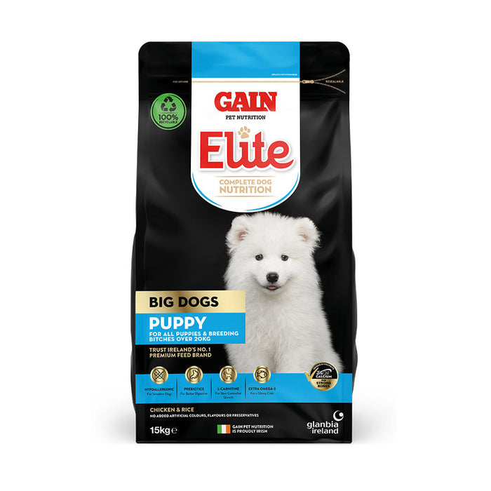 Gain Elite Big Dogs Puppy Food 15kg