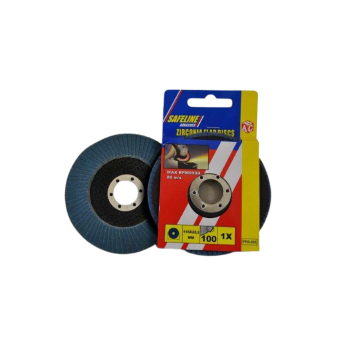 Safeline Zirconia Flap Discs 115x22.2mm