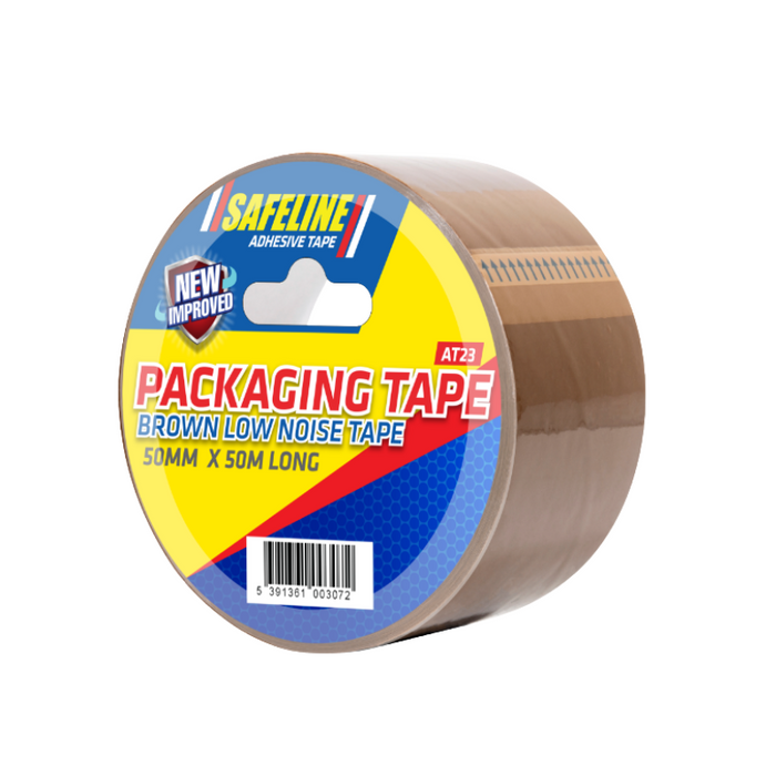 Safeline Low Noise Packaging Tape 50mm x 50m