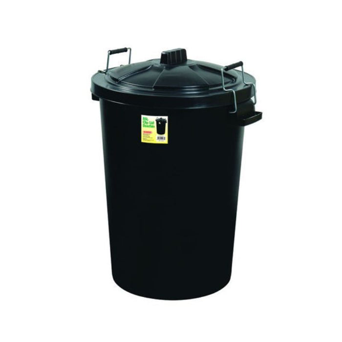 Black Dustbin 85L