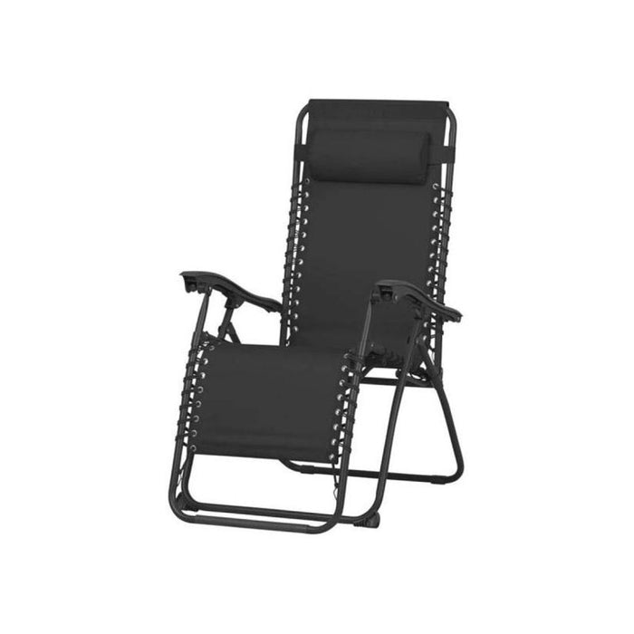 Zero Gravity Reclining Garden Chair Black