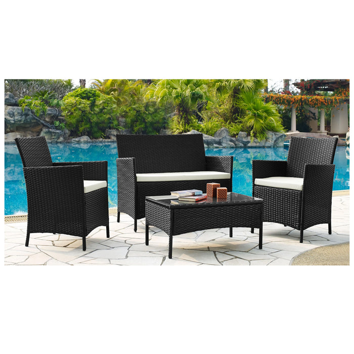 Four Piece Sofia Lounger Set