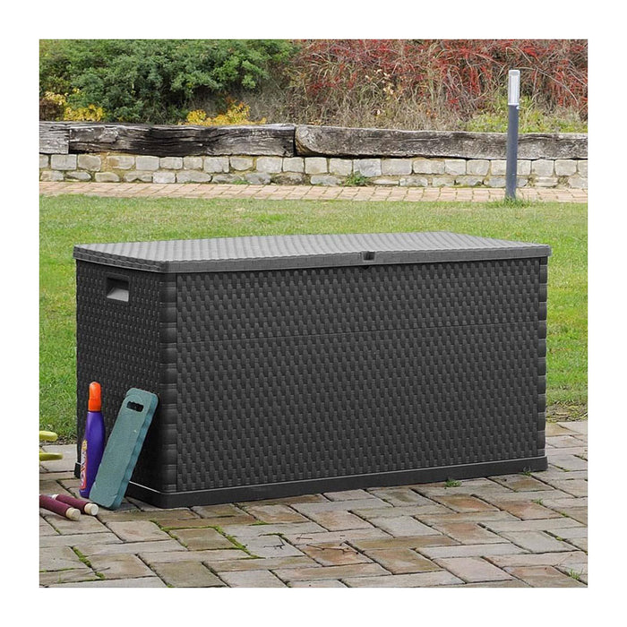 Toomax Garden Multifunctional Rattan Storage Box 420L