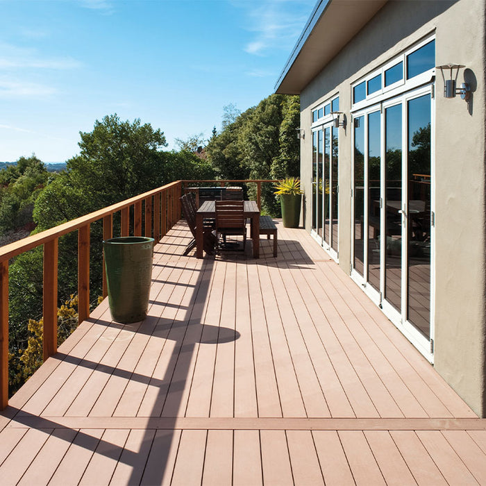 Estandar Composite Decking Brown 146mm x 23mm x 3.6mtr