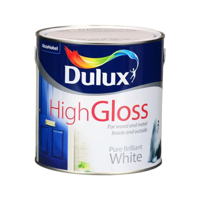 Dulux High Gloss Pure Brilliant White 2.5L