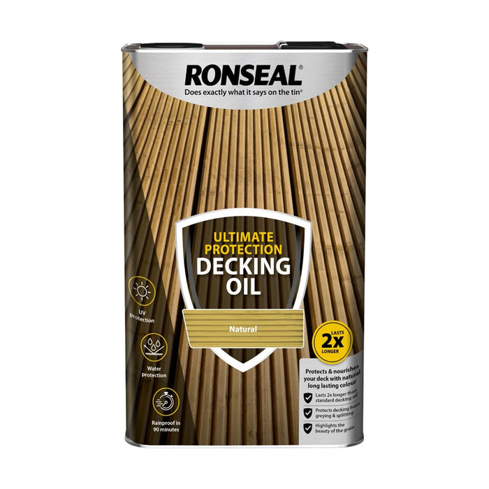 Ronseal Ultimate Protection Decking Oil Natural 5L