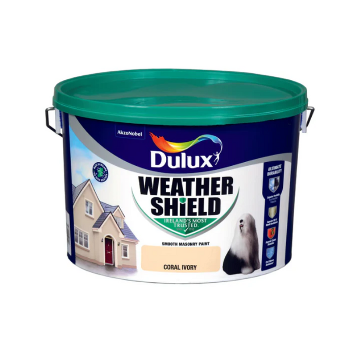 Dulux Weathershield Coral Ivory 10L