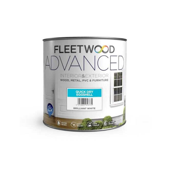 Fleetwood Advanced Quick Dry Eggshell White 1L