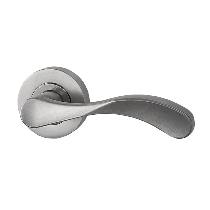 Basta Ashford On Rose Door Handle Matte Nickel