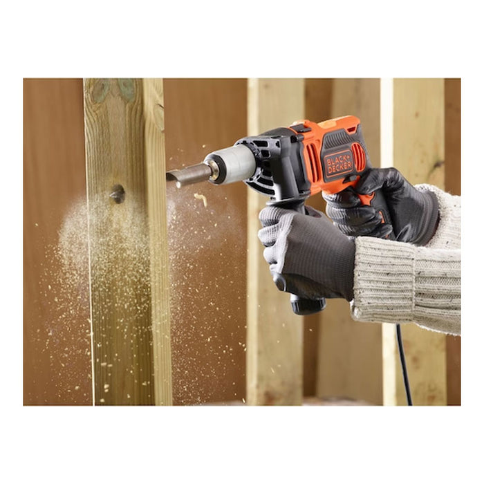 Black and Decker 850W 1 Gear Hammer Drill BEH850K-GB