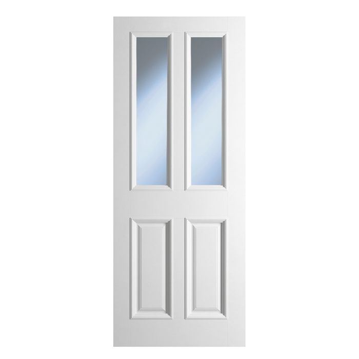 Bedford Primed 2P/2L CLR GLZ Bolection Door 78x30