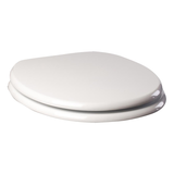 Euroshowers Moulded White Toilet Seat