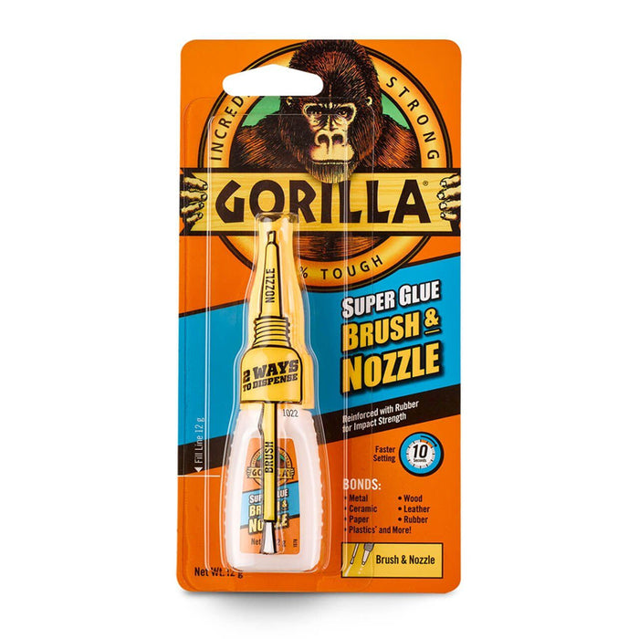 Gorilla 12gm Super Glue Brush & Nozzle