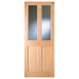 Addison Pre-Finished Oak Door Beveled Glass 80X32