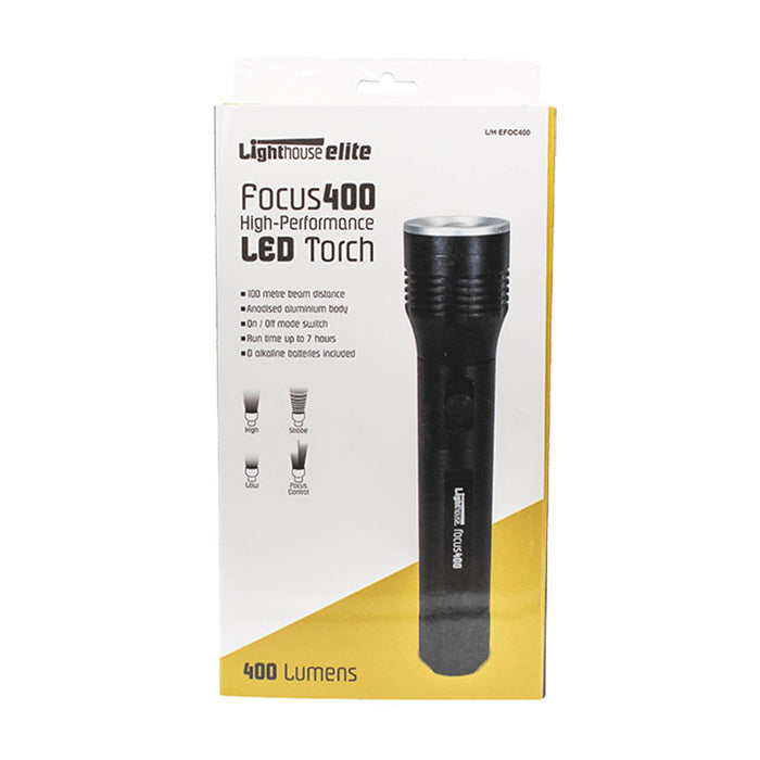 Lighthouse Elite Focus400 High Performance LED Torch