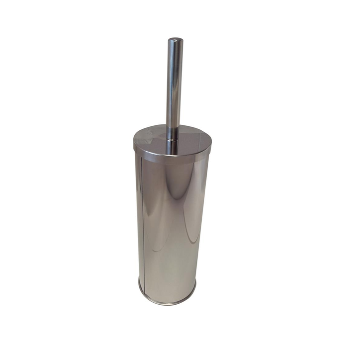 Stainless steel toilet outlet brush holder