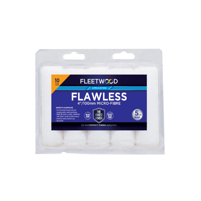 Fleetwood Flawless Microfibre Sleeve 5mm 10 Pack 4″
