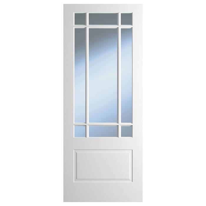 Dover Templar 1P/9L Glazed White Primed Door 80X32