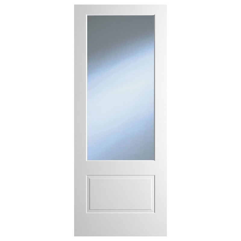 Dover 1P/1L Clear Glazed White Primed Door 78X30