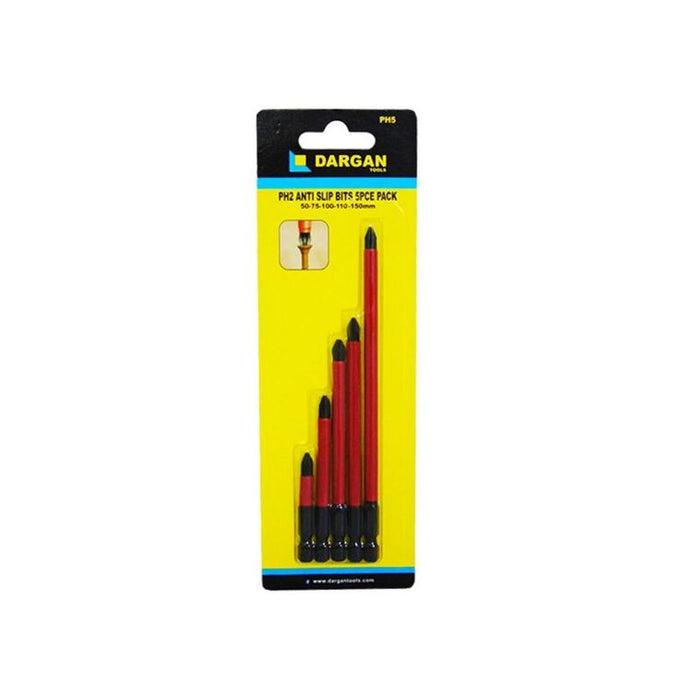 Dargan PH2 Anti Slip Bits 5 pack