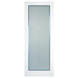 Kenmore White Primed Etch Glass Clear Border Door 80x34