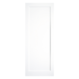 Kenmore White Primed Single Panel Shaker Door 80X32