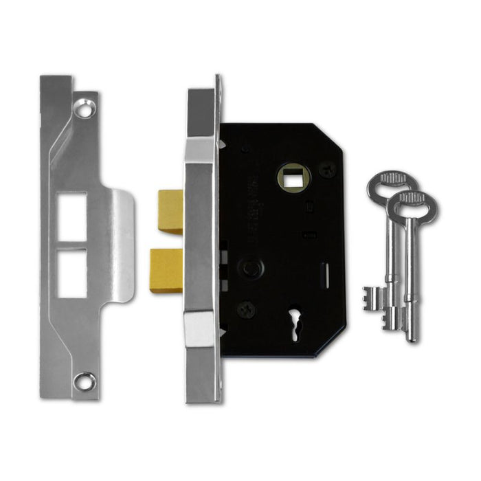 2.5" Rebate Lock Black