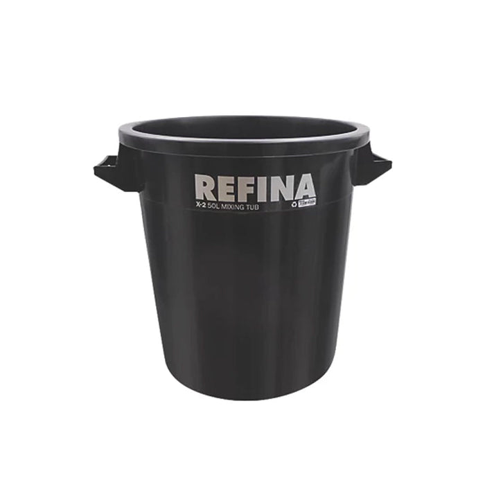 Refina Plastic Mixing Tub Black 75L