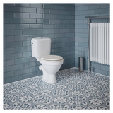 Tema Woodland Inspired Toilet Seat White Woodgrain