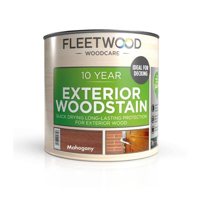 Fleetwood 10 Year Woodstain Mahogany 1L