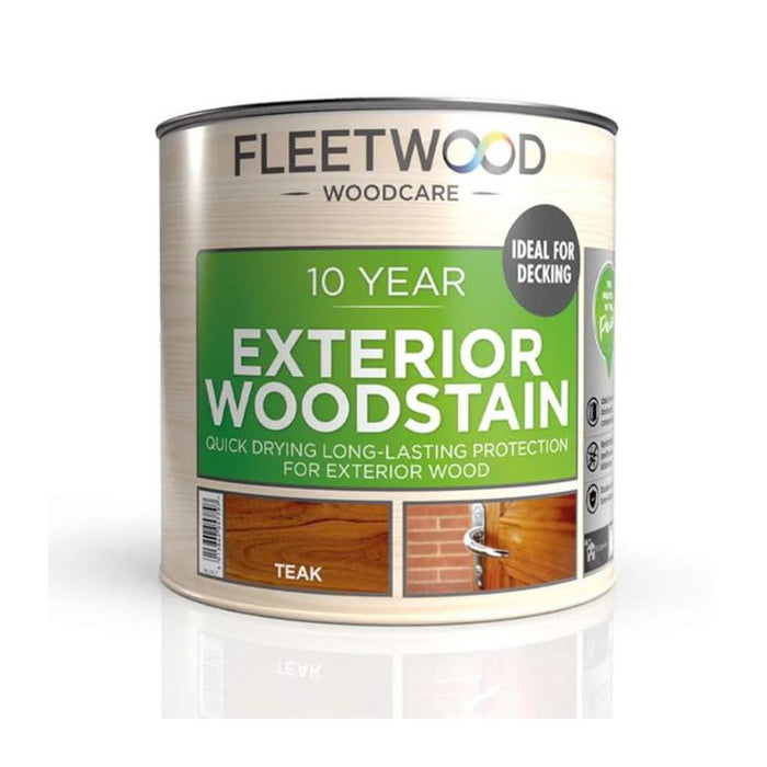 Fleetwood 10 Year Woodstain Teak 1L