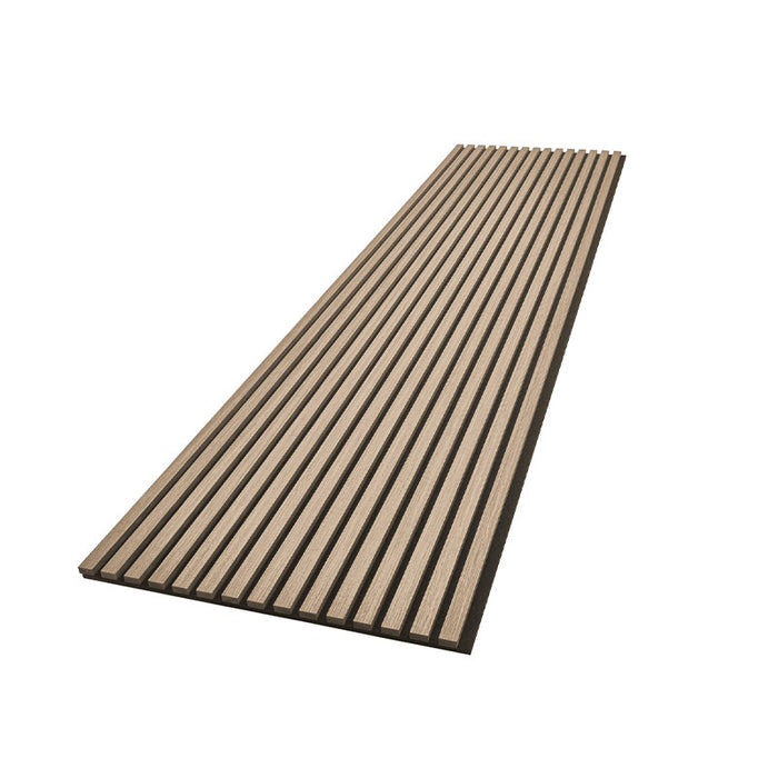 Walnut Acoustic Slat MDF Wall Panel 605x2400mm