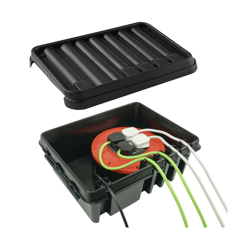 Dribox Large Weatherproof Connection Box Black — General Hardware ...