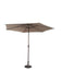 3m Taupe Parasol With Crank - General Hardware Supplies Homevalue