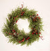 55cm Red Berry Pine Christmas Wreath - General Hardware Supplies Homevalue