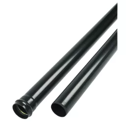 Black Soil Pipe 6M Length 110MM (4")