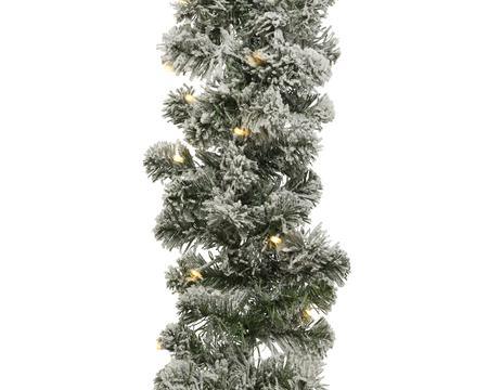 Battery Operated Snowy Imperial Garland - General Hardware Supplies Homevalue