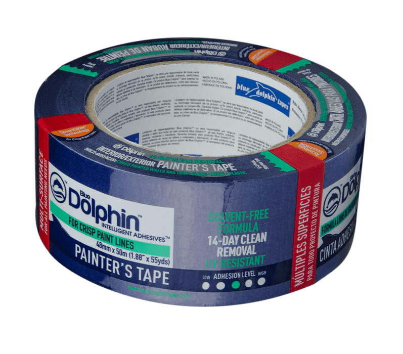 Blue Dolphin Painter's Tape 48mm x 50m (Blue) - General Hardware Supplies Homevalue