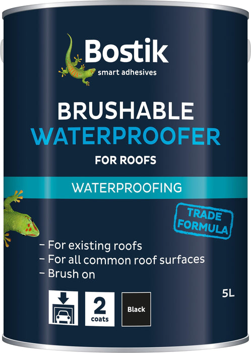 Bostik Brushable Waterproofer For Roofs 5L - General Hardware Supplies Homevalue